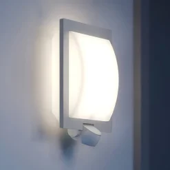 STEINEL L 20 S udendørs væglampe med sensor, stål