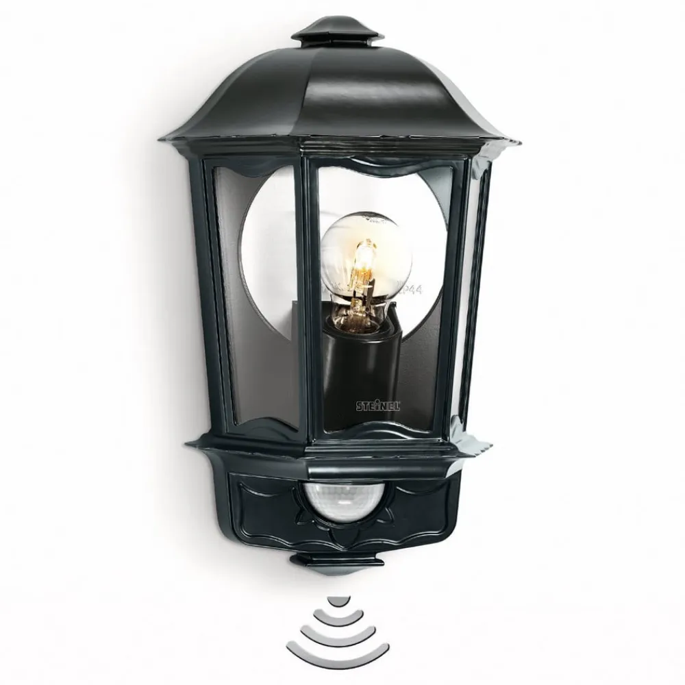 STEINEL L 190 S udendørs væglampe med sensor, sort