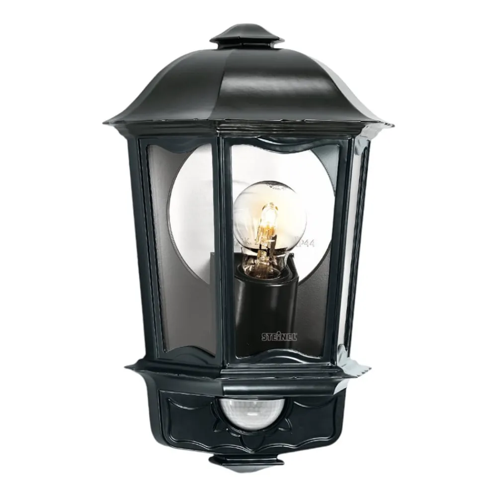 STEINEL L 190 S udendørs væglampe med sensor, sort