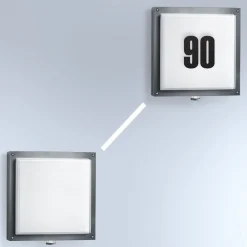 STEINEL L 690 S V2 væglampe sensor husnummer