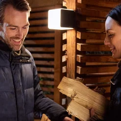 L 835 SC Udendørs væglampe med sensor sølv^STEINEL New