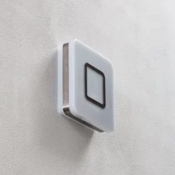 STEINEL Væglamper>RS M1 V2 LED-væglampe i børstet stål