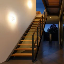 STEINEL Væglamper>RS M1 V2 LED-væglampe i børstet stål