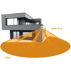 XLED Pro 240 S sensorspot, sort^STEINEL Best