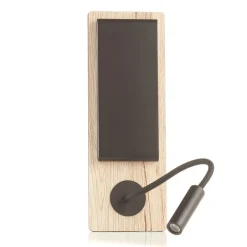 FARO BARCELONA Stemningsfuld væglampe, indirekte lys med læselampe