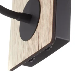 FARO BARCELONA Stemningsfuld væglampe, indirekte lys med læselampe