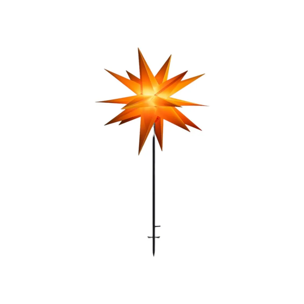 LED-stjerne stander IP44 Ø 100 cm gul^STERNTALER Outlet