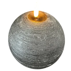 STERNTALER Julepynt|Vinduesdekoration>LED-vokslys, sort Højde 13 cm Kugle Batteri