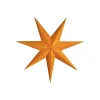 STERNTALER papirstjerne i fløjl, Ø 75 cm orange