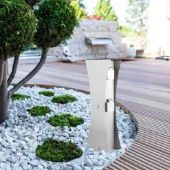 Ledino Stikkontaktkolonne Connect D4, stål