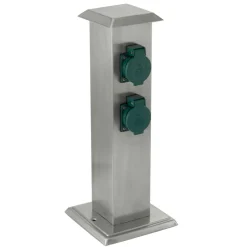 Stål stikkontaktkolonne Park 4^EGLO Sale