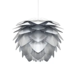 Stålfarvet designer pendellampe Silvia mini^UMAGE New
