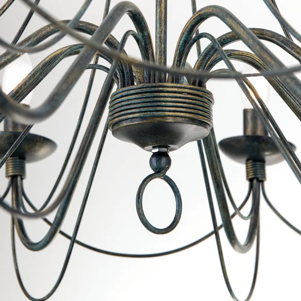 Stor CLARA lysekrone i herregårdsstil med otte lys^ORION Sale