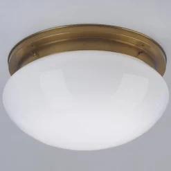 Berliner Messinglampen Stor hængelampe Harry af messing Ø 40 cm