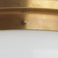 Berliner Messinglampen Stor hængelampe Harry af messing Ø 40 cm