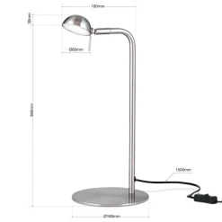 Student LED-bordlampe med vipbart hoved^ORION Online