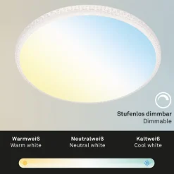 Style LED-loftslampe, fjernbetjening^Briloner Best