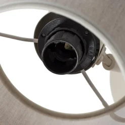 Suerte væglampe, cremehvid, hørtekstil, 18 cm høj, E14^Argon Clearance