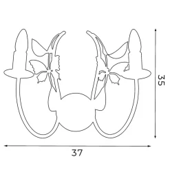 Luminex Væglamper><noscript><img width=