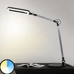Briloner Arbejdsrum/Kontor|Bordlamper>Svane LED-bordlampe, CCT, dæmpbar