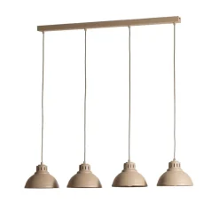 Sven hængelampe, 4 lyskilder, beige, stål^Luminex