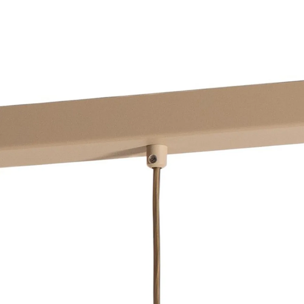 Sven hængelampe, 4 lyskilder, beige, stål^Luminex