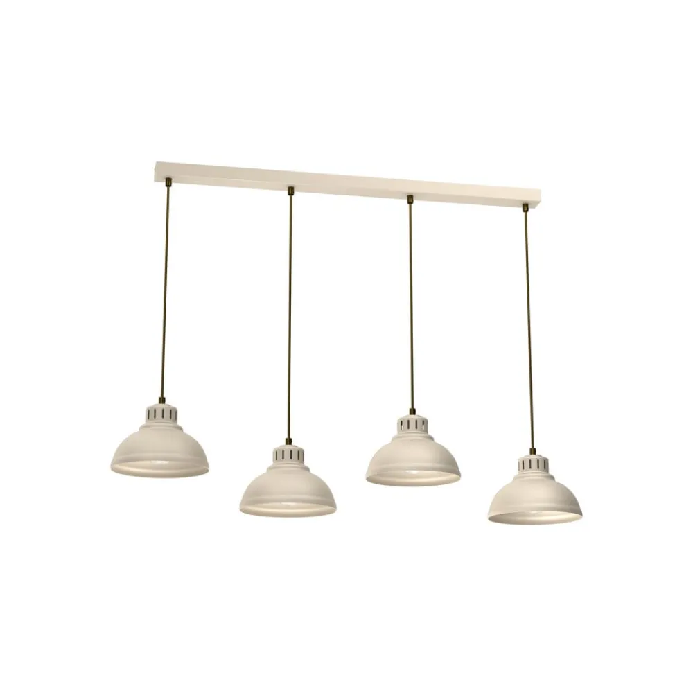 Sven hængelampe, 4 lyskilder, beige, stål^Luminex