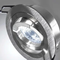 Svingbar indbygningsring, mat alu.^Deko-Light Best