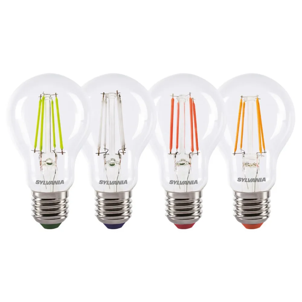 ToLEDo Retro LED-pære E27 4,1W 4er Mix^Sylvania Hot