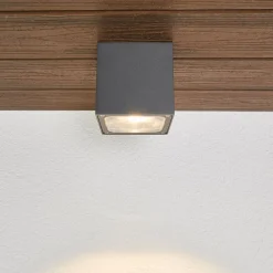 Tanea - LED loftlampe i terningform, IP54^Lucande Best