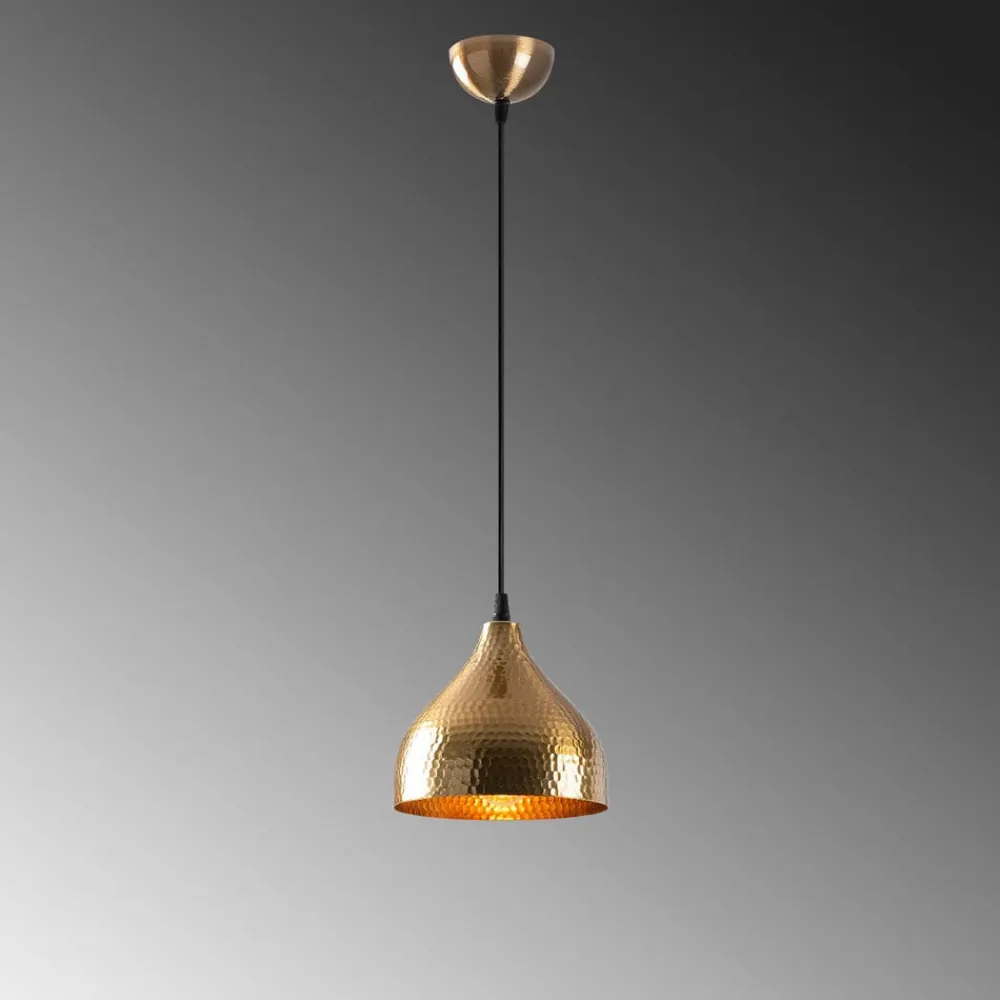 Opviq Tattoo 2394 hængelampe, Ø18cm, guld antik