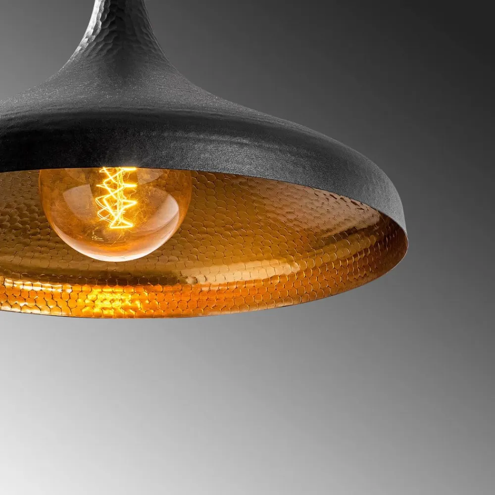 Opviq Tattoo 2641 hængelampe, Ø36cm, sort/guld