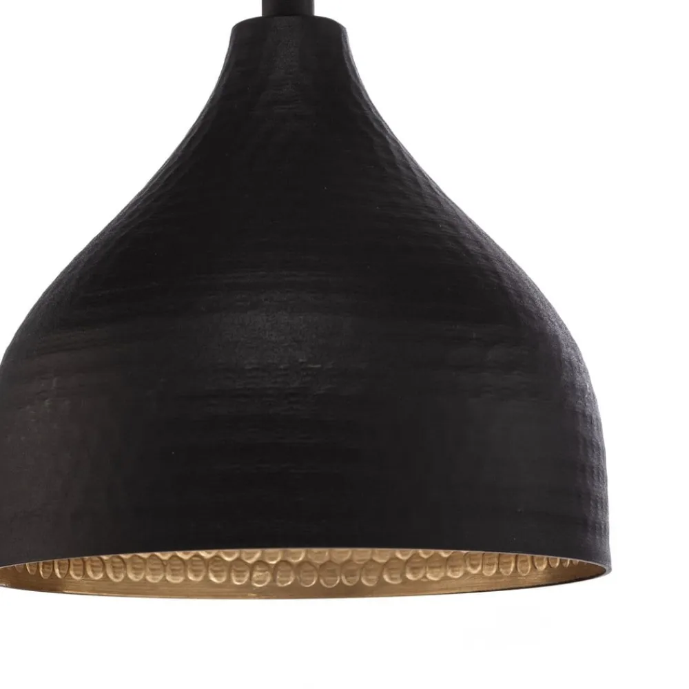 Opviq Tattoo 2396 hængelampe, Ø18cm, sort/guld