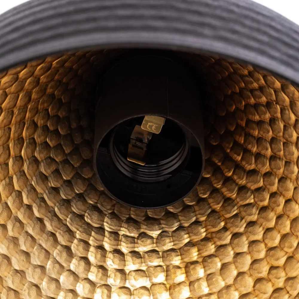 Opviq Tattoo 2396 hængelampe, Ø18cm, sort/guld