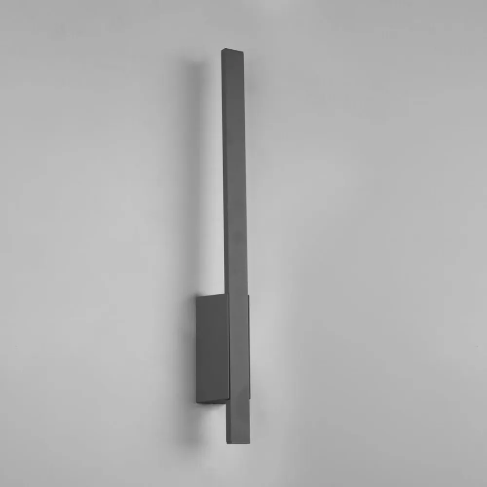 Trio Lighting Væglamper>Tawa udendørs LED-væglampe af aluminium, antracit