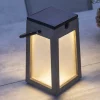 Tecka soldrevet LED-lanterne, bærbar, DuraTek 25cm^Les Jardins Best