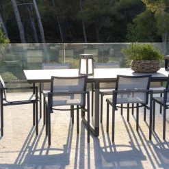 Tecka soldrevet LED-lanterne, bærbar, DuraTek 25cm^Les Jardins Best