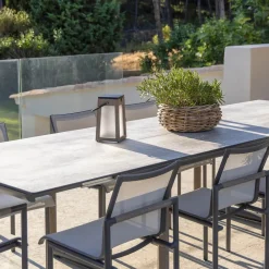 Tecka soldrevet LED-lanterne, bærbar, DuraTek 25cm^Les Jardins Best