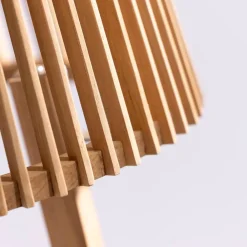 Les Jardins Tecka sol-gulvlampe med sensor, teak