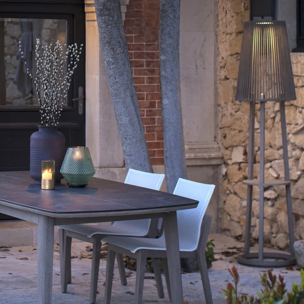 Les Jardins Solcelle Lampe Med Sensor|Solcellelamper>Tecka sol-gulvlampe med sensor, DuraTek