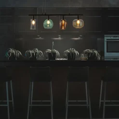 Telesto pendellampe med glasskærme, 4 lyskilder^Nowa Outlet