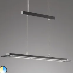 FISCHER & HONSEL Tenso TW LED-hængelampe med dæmper, sort, 88cm