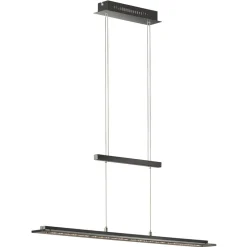FISCHER & HONSEL Tenso TW LED-hængelampe med dæmper, sort, 88cm