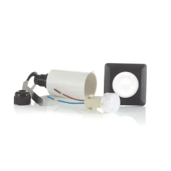 Fumagalli Teresa indbygningslampe sort/frostet 3.000 K