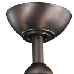 KICHLER Terna LED-loftventilator, olieret/børstet bronze