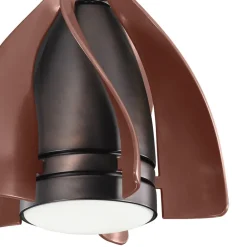 KICHLER Terna LED-loftventilator, olieret/børstet bronze