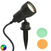 Briloner Terra LED-spot med jordspyd inklusive farvefilter