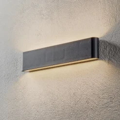 Trio Lighting Thames II udendørs LED-væglampe, antracit