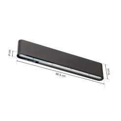 Trio Lighting Thames II udendørs LED-væglampe, antracit