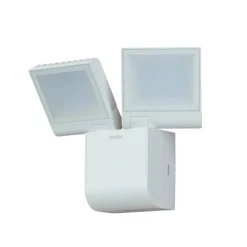 udendørs LED-væglampe theLeda S17-100L, hvid, 2 lyskilder.^Theben